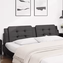 VidaXL 374883 tête de lit et pied de lit Noir