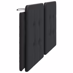 VidaXL 374883 tête de lit et pied de lit Noir - Vue supplémentaire 5