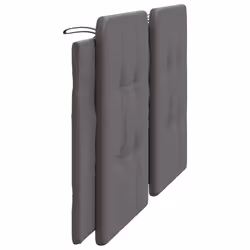 VidaXL 374886 tête de lit et pied de lit Gris - Vue supplémentaire 5