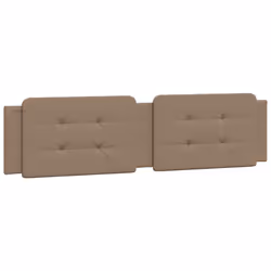VidaXL 374887, Cappucino, Coton, Simili-cuir, Polyester, Polyvinyl chloride (PVC), 2 m, 2000 mm, 48 cm, 30 mm