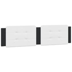 VidaXL 374888 tête de lit et pied de lit Noir, Blanc