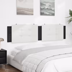 VidaXL 374888 tête de lit et pied de lit Noir, Blanc