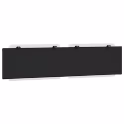 VidaXL 374888 tête de lit et pied de lit Noir, Blanc - Vue supplémentaire 6