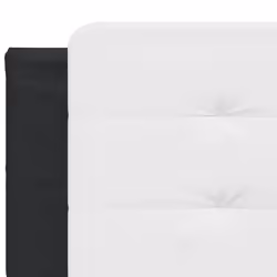 VidaXL 374888 tête de lit et pied de lit Noir, Blanc - Vue supplémentaire 7