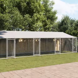Gardez vos amis à quatre pattes dans un espace sûr et confortable avec cette cage pour chien ! Utilisation polyvalente : le c ...