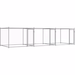 Gardez vos amis à quatre pattes dans un espace sûr et confortable avec cette cage pour chien ! Utilisation polyvalente : le c ...