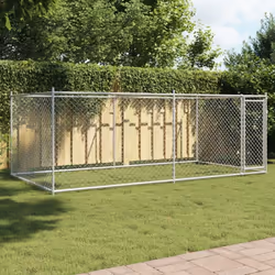 Gardez vos amis à quatre pattes dans un espace sûr et confortable avec cette cage pour chien ! Utilisation polyvalente : le c ...
