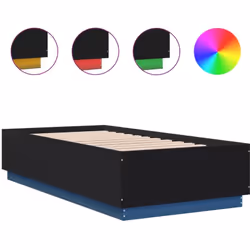 Obtenez une meilleure nuit de sommeil reposante grâce à ce cadre de lit avec lumières LED ! Il est un supplément accueillant  ...