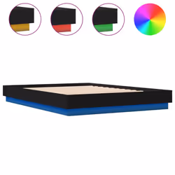 VidaXL 3209780, Noir, 1630 mm, 2,03 m, 230 mm, 1600 x 2000 mm, 1 pièce(s)