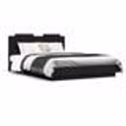 vidaXL Cadre de lit sans matelas noir 120x200 cm - 120 x 200 cm