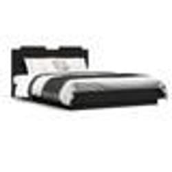 vidaXL Cadre de lit sans matelas noir 120x200 cm - 120 x 200 cm