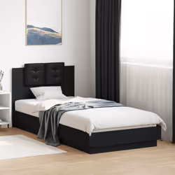 Obtenez une meilleure nuit de sommeil reposante grâce à ce cadre de lit avec tête de lit ! Il est un supplément accueillant à ...