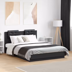 Obtenez une meilleure nuit de sommeil reposante grâce à ce cadre de lit avec tête de lit ! Il est un supplément accueillant à ...