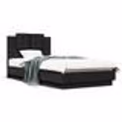 vidaXL Cadre de lit sans matelas noir 90x190 cm - 90 x 190 cm