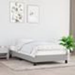 vidaXL Cadre de lit avec LED sans matelas blanc 150x200 cm - 150 x 200 cm