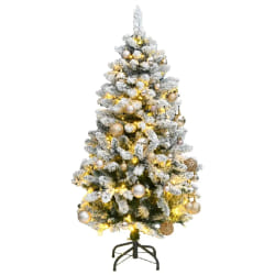 vidaXL Sapin articulé 150 LED - 150 cm