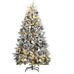 Vidaxl - Sapin de Noël artificiel articulé 300 led et boules 270 cm