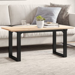 Vidaxl - Pieds de table basse cadre en o 80x40x43 cm acier