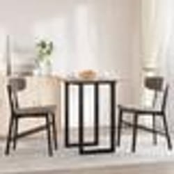 vidaXL Pieds de table à manger cadre en O 50x40x73 cm acier