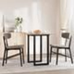 vidaXL Pieds de table à manger cadre en O 60x40x73 cm acier