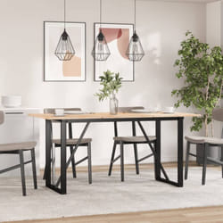 Pieds de table à manger cadre en o 120x60x73 cm fonte