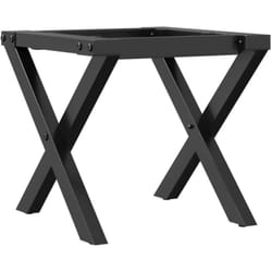 Pieds de table basse cadre en X 30x30x33 cm acier vidaXL