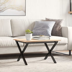 Pieds de table basse cadre en x 60x40x38 cm acier - Vidaxl