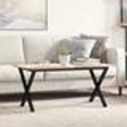 vidaXL Pieds de table basse cadre en X 80x40x43 cm acier