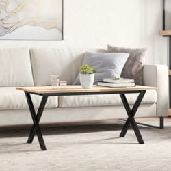 Vidaxl - Pieds de table basse cadre en x 90x30x43 cm fonte