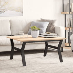 Vidaxl - Pieds de table basse cadre en y 80x70x43 cm acier