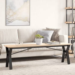 vidaXL Pieds de table basse cadre en Y 140x30x43 cm acier