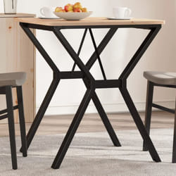 Pieds de table à manger cadre en y 60x60x73 cm acier - Vidaxl