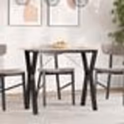 vidaXL Pieds de table à manger cadre en Y 80x40x73 cm acier