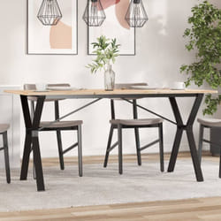 Vidaxl - Pieds de table à manger cadre en y 140x60x73 cm fonte