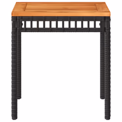 VidaXL 365864 table de jardin Noir, Marron - Vue supplémentaire 5