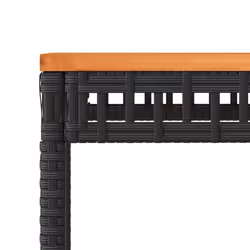 VidaXL 365864 table de jardin Noir, Marron - Vue supplémentaire 8