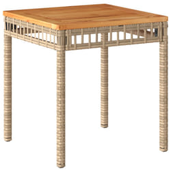 VidaXL 365865 table de jardin Beige, Marron