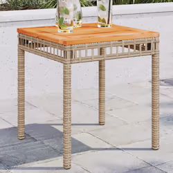 VidaXL 365865 table de jardin Beige, Marron