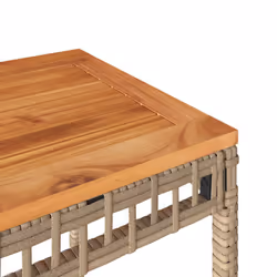 VidaXL 365865 table de jardin Beige, Marron - Vue supplémentaire 7
