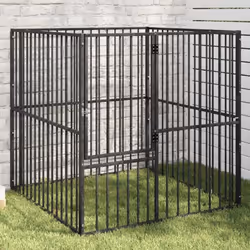 Description générale Gardez vos amis à quatre pattes dans un espace clos sûr et confortable avec ce parc pour chien. Ce parc  ...