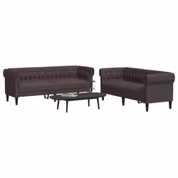 VidaXL 3209203 Ensemble de meubles de salle à manger Marron - Vue supplémentaire 2