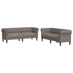 VidaXL 3209205 Ensemble de meubles de salle à manger Taupe