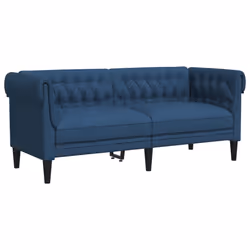 VidaXL 3209206 Ensemble de meubles de salle à manger Bleu - Vue supplémentaire 4