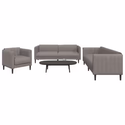 VidaXL 3209234 Ensemble de meubles de salle à manger Taupe