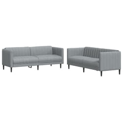 VidaXL 3209238 Ensemble de meubles de salle à manger Gris