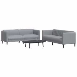 VidaXL 3209238 Ensemble de meubles de salle à manger Gris