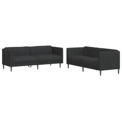 VidaXL 3209240 Ensemble de meubles de salle à manger Noir