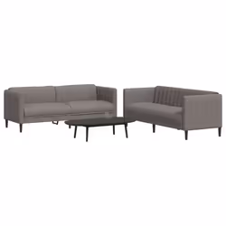 VidaXL 3209243 Ensemble de meubles de salle à manger Taupe