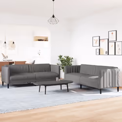 VidaXL 3209243 Ensemble de meubles de salle à manger Taupe