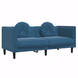 VidaXL 3209255 Ensemble de meubles de salle à manger Bleu - Vue supplémentaire 4